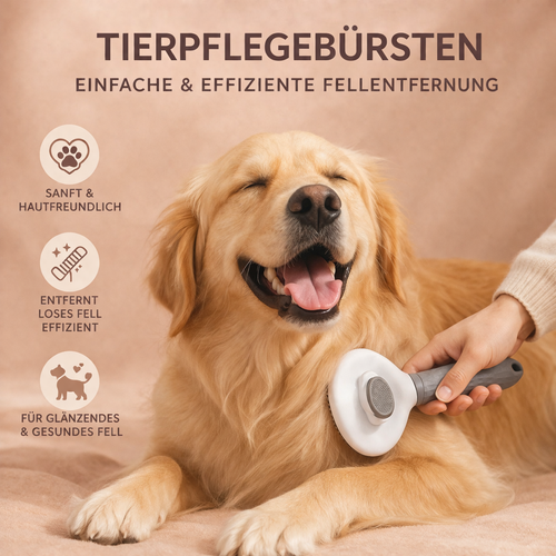 Fellbürste – Entfernt Unterwolle & loses Fell